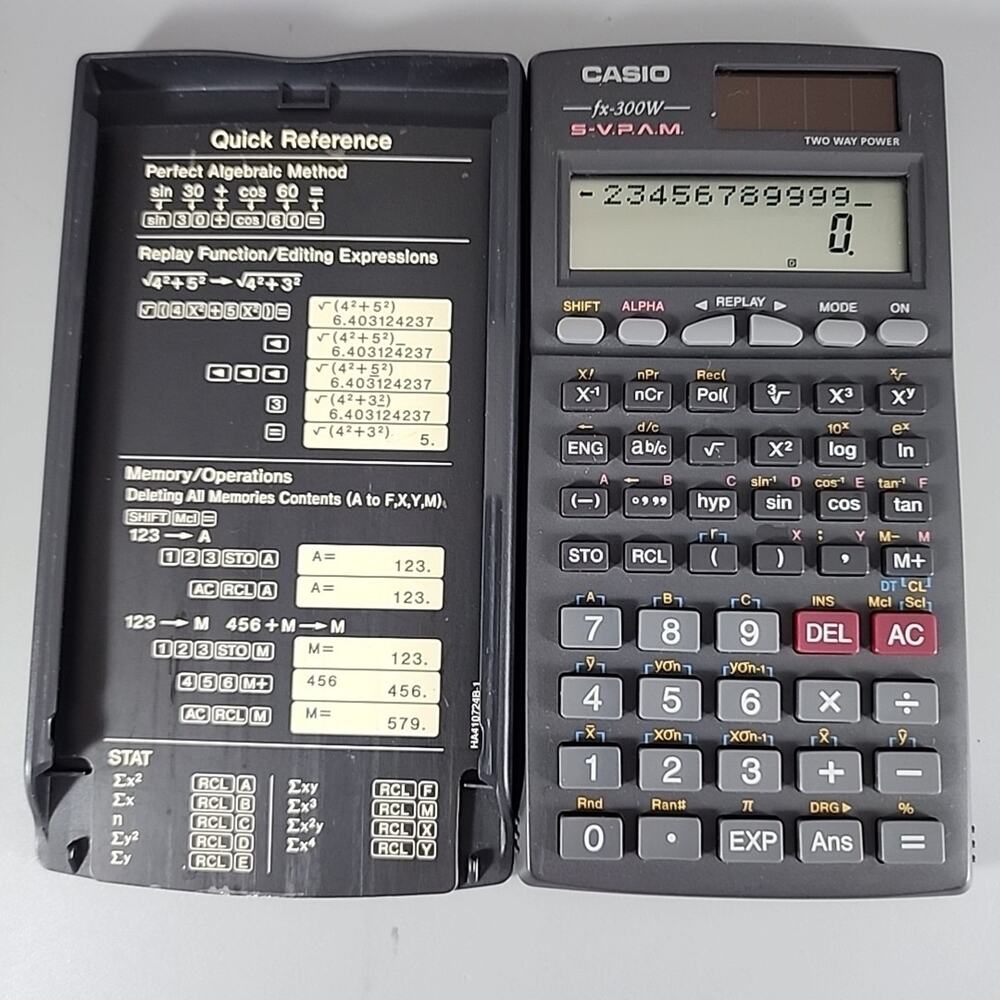 Casio FX-300W Solar Scientific Calculator